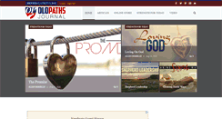 Desktop Screenshot of oldpathsjournal.com
